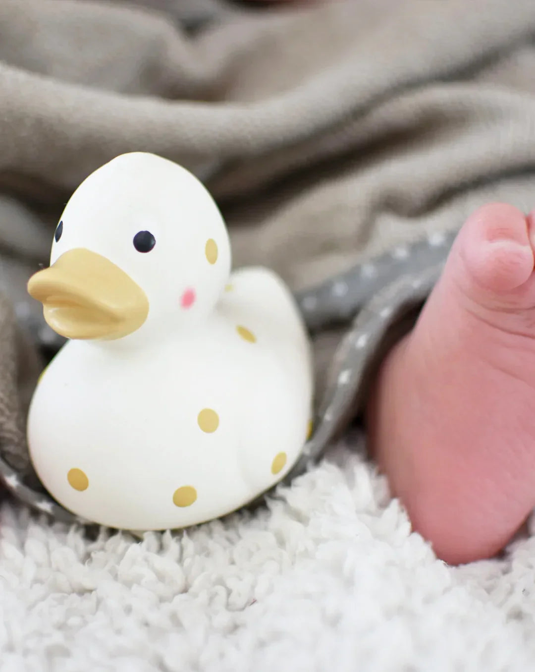 CuddleDuck, 100% Natural Rubber, Bath Teether Toy